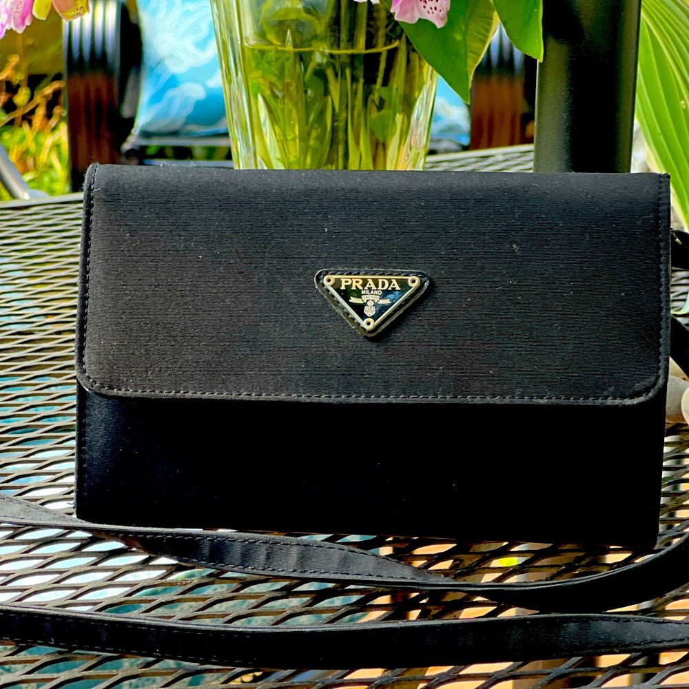 Prada Milano Evening bag used once and been in storage.